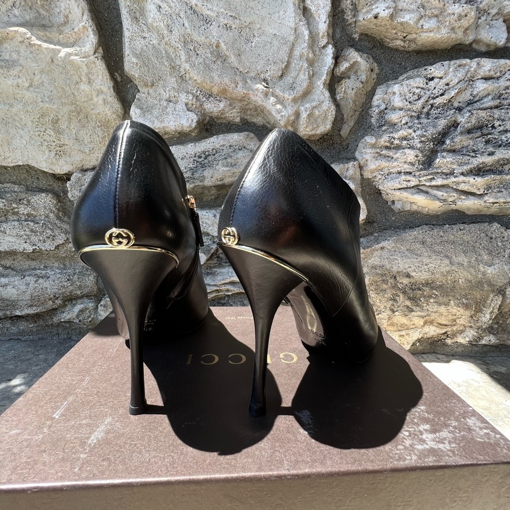 Gucci Darwin Nero Booties Size 40 - Picture 6 of 10